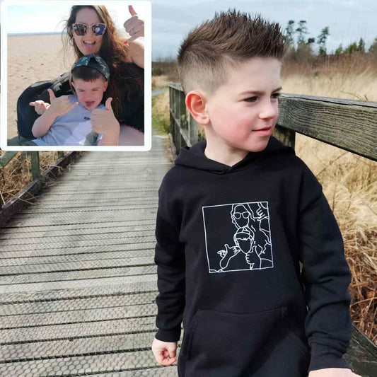 Children's Personalised Embroidered Hoodie